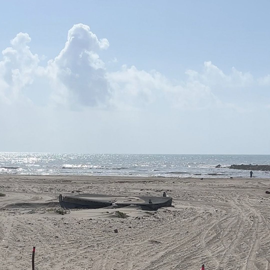 Captan Tromba Marina Frente a las Costas de la Playa Bagdad en Matamoros